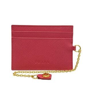 Prada Pass Caseexcellent Condition - Pink Walletaccessories With Chain Leather